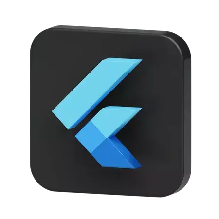 4642761 2 Flutter logo on a dark rounded square app icon