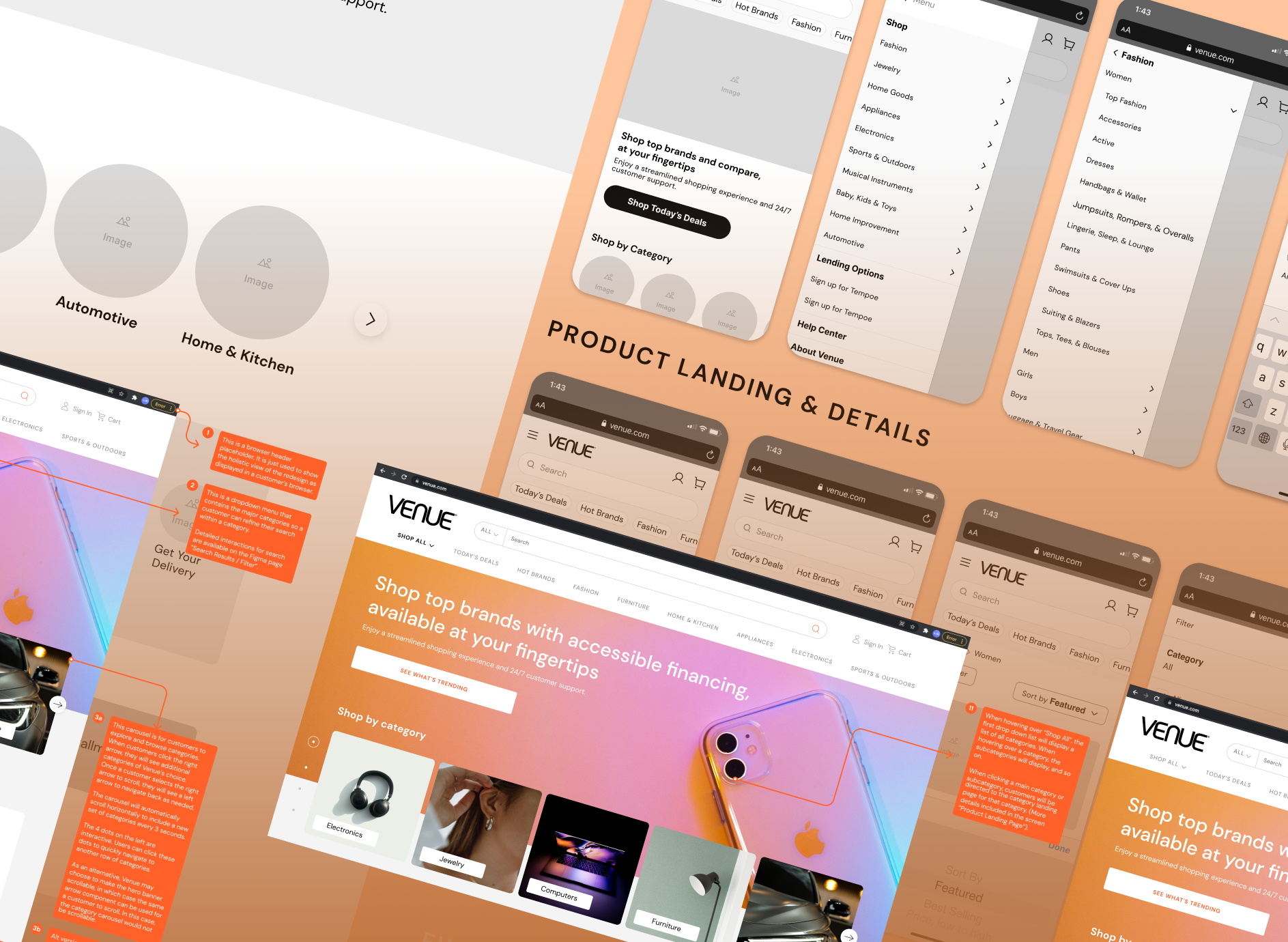 Ecommerce for a premium online furniture retailer