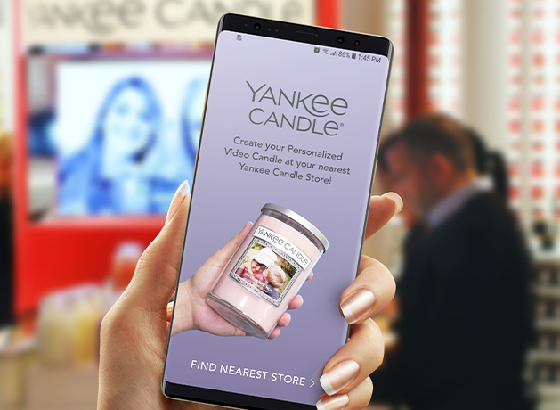 Computer-vision AR for in-store retail at Yankee Candle