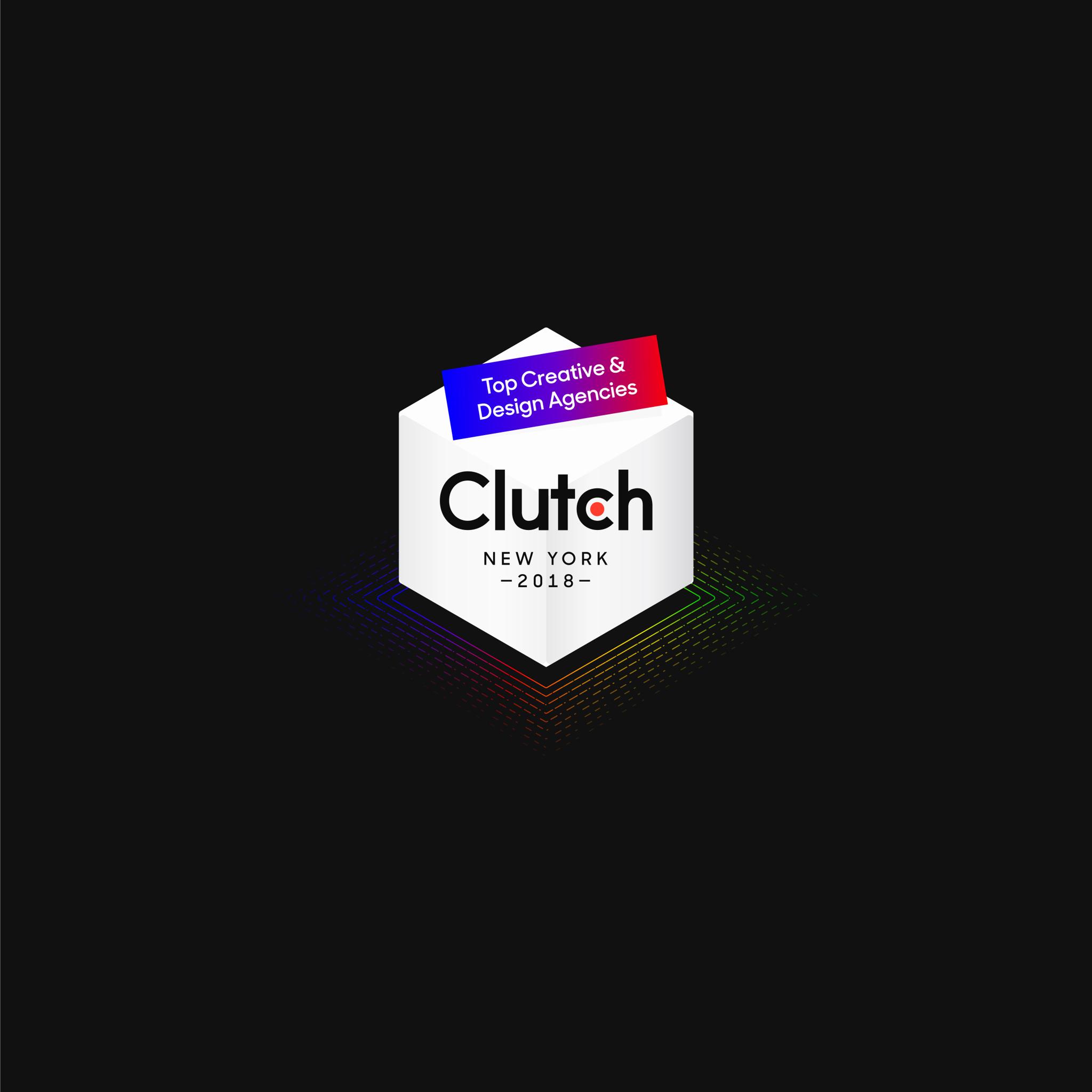 Clutch New York 2018 Top Creative & Design Agencies badge