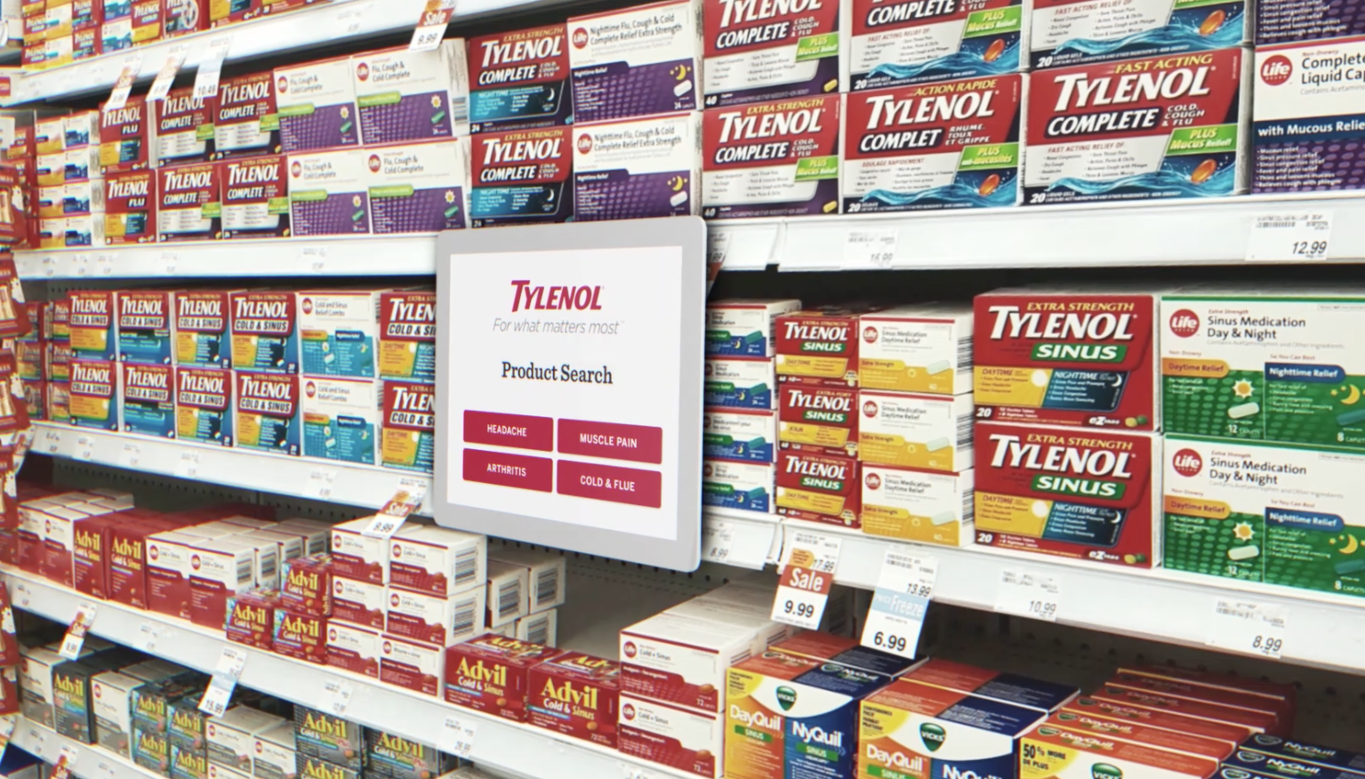 Digital signage network for NewsCorp's retail media business