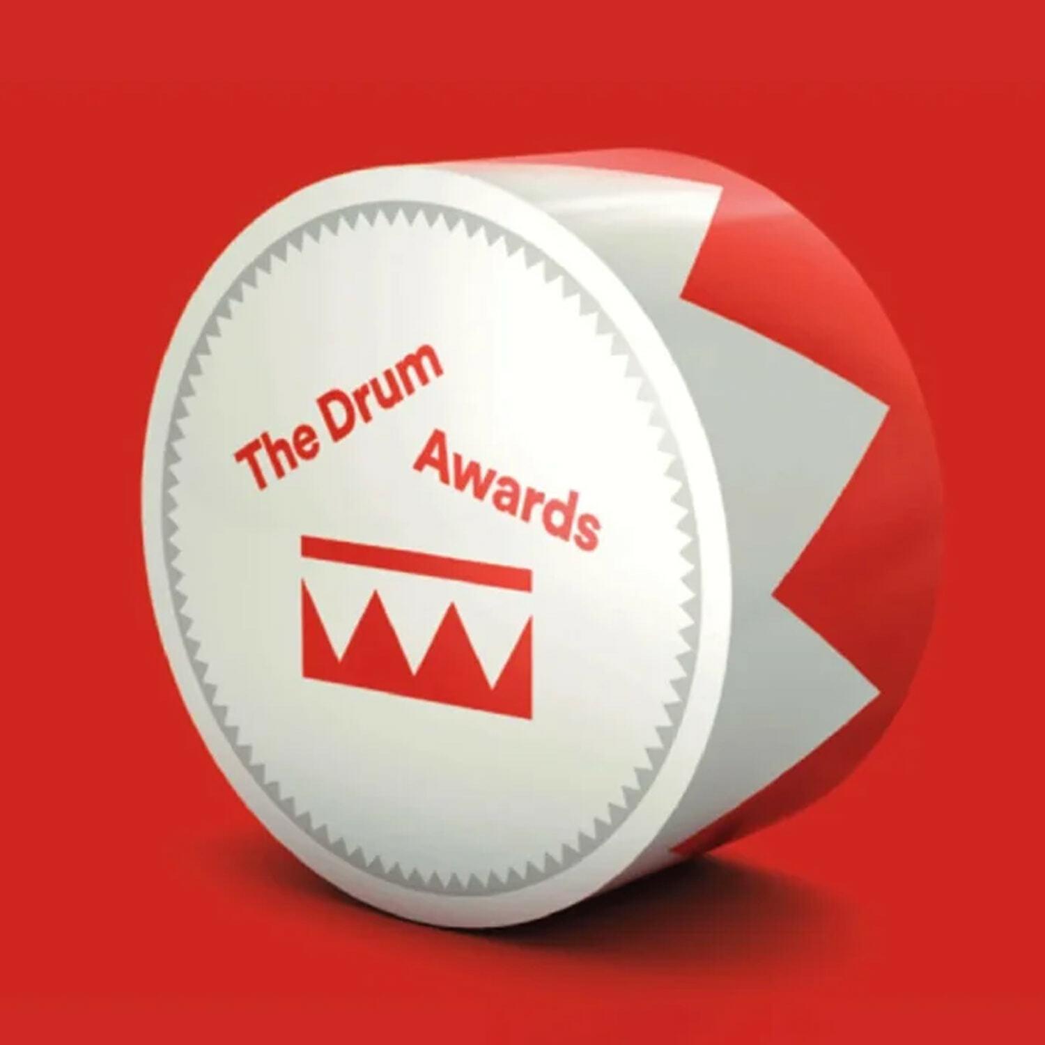 The Drum Awards drum-shaped trophy