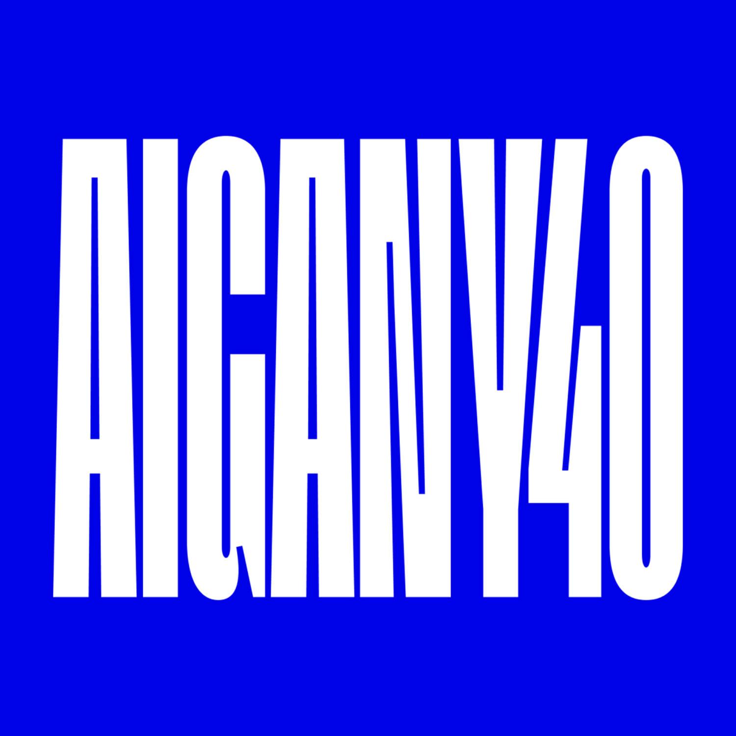 AIGA NY 40 logo
